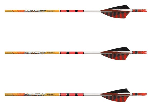 BLACKEAGLE INSTINCT FEATHER FLETCHED (6 Pack)