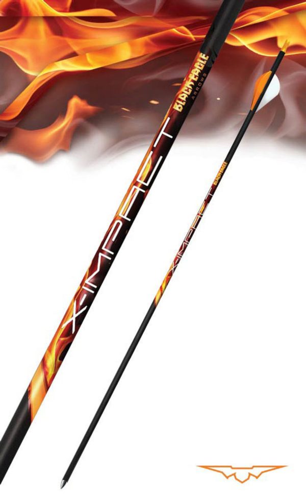 X-IMPACT FLETCHED ARROWS .001 6PK (OLD LABEL)